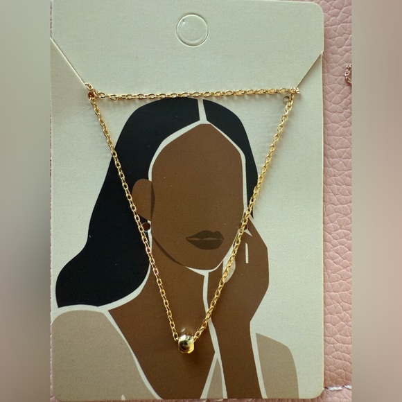 Cute Bean Necklace in Gold Plated, Rose Gold Plated, or Classic Sterling Silver - Picture 2 of 16